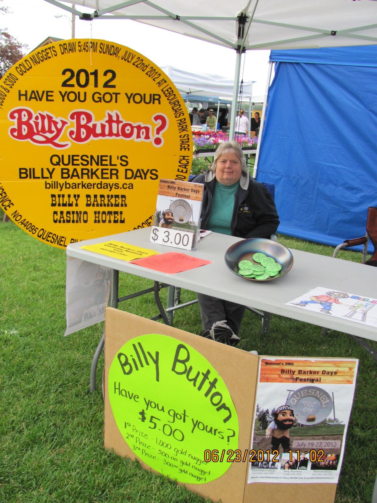 Billy Button Sales at the Farmers Market